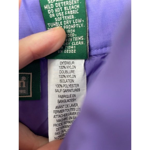 L.L. Bean Kids Snow Pants Purple 10 - Picture 6 of 11